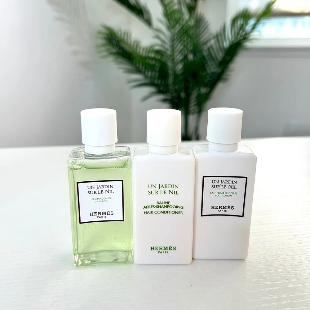 Hermes Un Jardin Sur Le Nil Bath Travel Bath & Gift Set - Picture 1 of 4